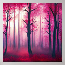 Dansend Forest Poster