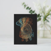 Dansend Ganesha Good Luck Briefkaart (Staand voorkant)