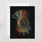 Dansend Ganesha Good Luck Briefkaart (Voorkant / Achterkant)