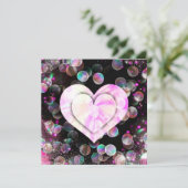 Dansend Hart Kaart (Staand voorkant)