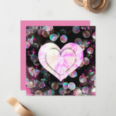 Dansend Hart Notitiekaartje (Voorkant / Achterkant in situ)
