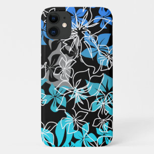 Dansend Hibiscus Hawaiian Blend Floral Blue Case-Mate iPhone Case