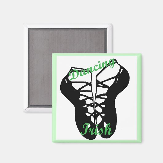 Dansend Irish magnet (Voorkant / Achterkant)