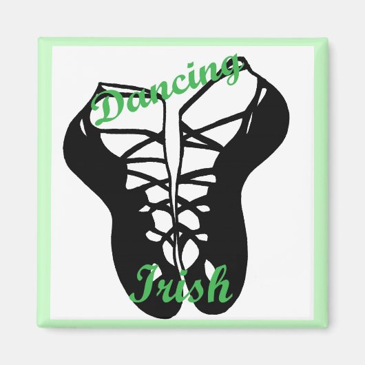 Dansend Irish magnet (Voorkant)