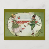 Dansend Leprechauns  St. Patrick's Day Briefkaart (Voorkant)