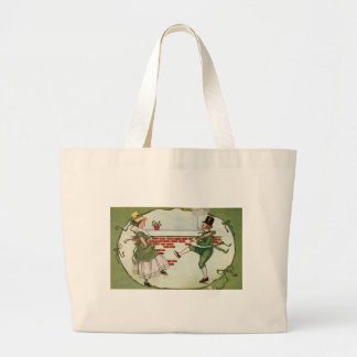 Dansend Leprechauns  St. Patrick's Day Grote Tote Bag