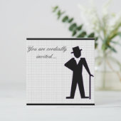 Dansend Man Kaart (Staand voorkant)