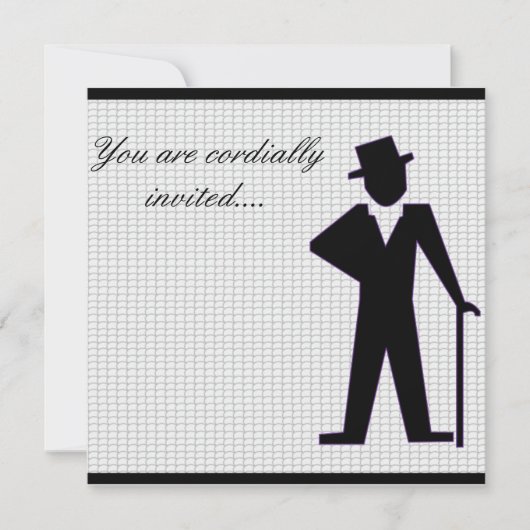 Dansend Man Kaart (Voorkant)