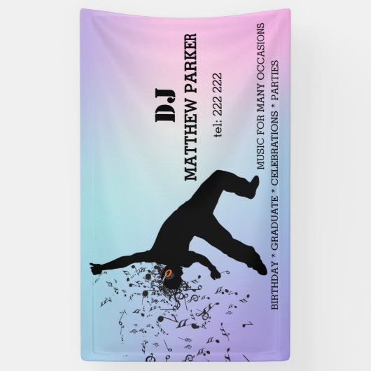 Dansend Man Spandoek (Verticaal)