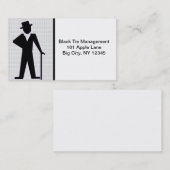 Dansend Man Visitekaartje (Voorkant / Achterkant)