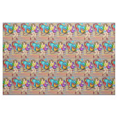 Dansend Meisje 2 Muziek Graffiti Muurstof Stof (Yard (91,4 cm))