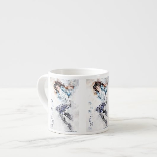 Dansend meisje espresso kop (Links)