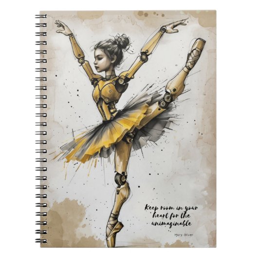 dansend meisje | Notitieboek Journal (Voorkant)