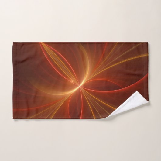 Dansend met de lichte moderne Abstracte fractale k Bad Handdoek (Handdoek)