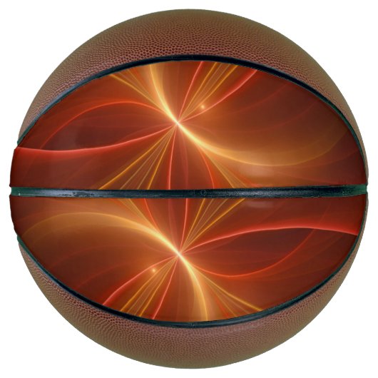 Dansend met de lichte moderne Abstracte fractale k Basketbal (Voorkant)