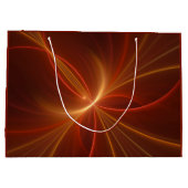 Dansend met de lichte moderne Abstracte fractale k Groot Cadeauzakje (Achterkant)