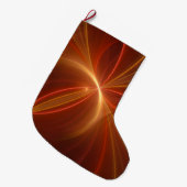Dansend met de lichte moderne Abstracte fractale k Grote Kerstsok (Voorkant (Hangend))