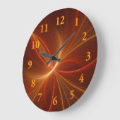 Dansend met de lichte moderne Abstracte fractale k Grote Klok (Hoek)