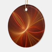 Dansend met de lichte moderne Abstracte fractale k Keramisch Ornament (Links)