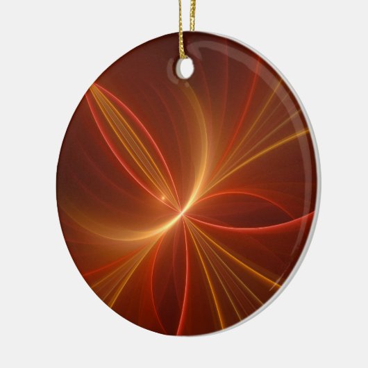 Dansend met de lichte moderne Abstracte fractale k Keramisch Ornament (Links)