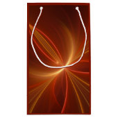 Dansend met de lichte moderne Abstracte fractale k Klein Cadeauzakje (Achterkant)