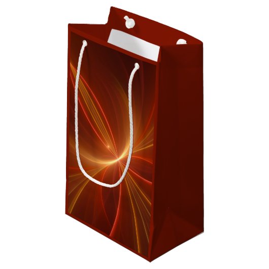 Dansend met de lichte moderne Abstracte fractale k Klein Cadeauzakje (Voorkant Gekanteld)