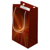 Dansend met de lichte moderne Abstracte fractale k Klein Cadeauzakje (Achterkant Gekanteld)