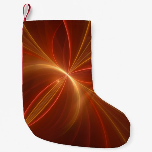 Dansend met de lichte moderne Abstracte fractale k Kleine Kerstsok (Voorkant)