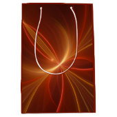 Dansend met de lichte moderne Abstracte fractale k Medium Cadeauzakje (Voorkant)