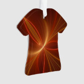 Dansend met de lichte moderne Abstracte fractale k Ornament (voorkant)