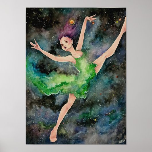 Dansend met het Universum Poster (Voorkant)