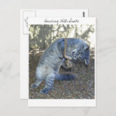 Dansend met slang briefkaart (Voorkant / Achterkant)