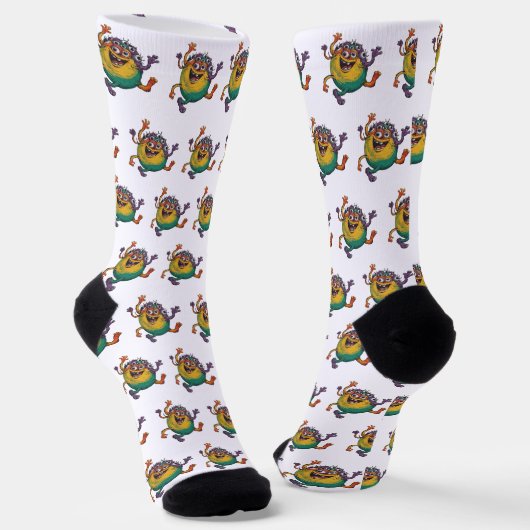 Dansend Monster Sokken (Gebogen)