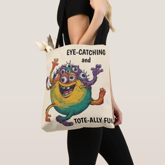 dansend monster tote bag (Dichtbij)