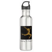 Dansend naar Freedom Stainless Water Bottle Waterfles (Voorkant)