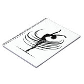 Dansend notitieboek (Linkerzijde)