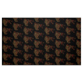 Dansend paar als woordwolk ontwerp stof (Fat Quarter)