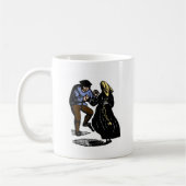 Dansend paar koffiemok (Links)