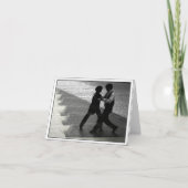 Dansend Paar Notecard Kaart (Voorkant)