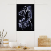 Dansend paar poster (Keuken)