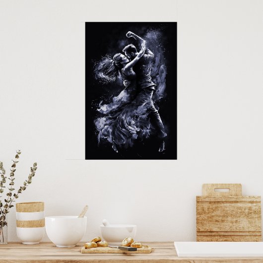 Dansend paar poster (Keuken)