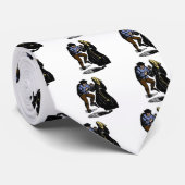 Dansend paar stropdas (Opgerold)