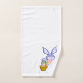 Dansend Paars paaszwart White Bad Handdoek (Handdoek)