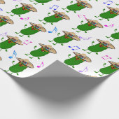 Dansend Pickle met Sombrero Cadeaupapier (Hoek)