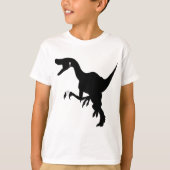 Dansend Raptorontwerp T-shirt (Voorkant)