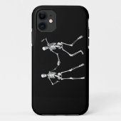 Dansend Retro Skeletten iPhone 5 Hoesje (Achterkant)