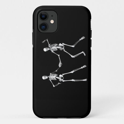 Dansend Retro Skeletten iPhone 5 Hoesje (Achterkant)