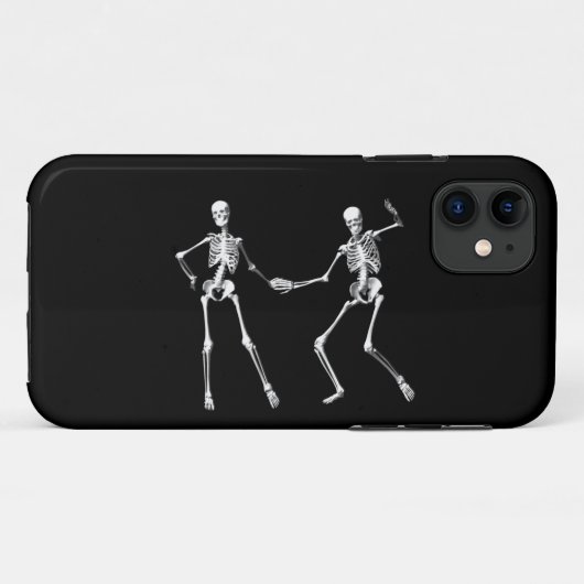 Dansend Retro Skeletten iPhone 5 Hoesje (Achterkant (horizontaal))