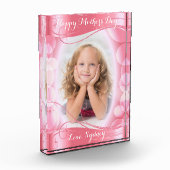 Dansend script in  roze - DIY-fotosjabloon Fotoblokken (Links)