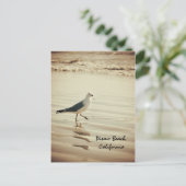 Dansend Seagull Briefkaart (Staand voorkant)